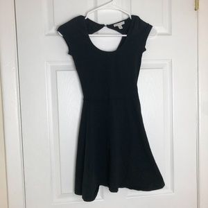 American Eagle Outfitters Black Open Back Top